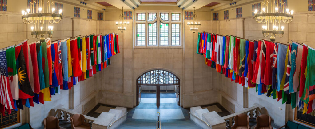 International Flag Display