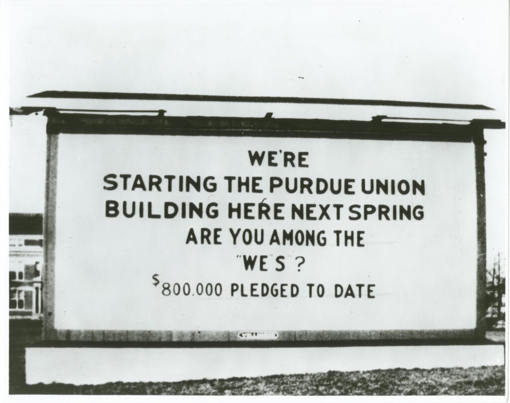 PMU Fundraising Sign
