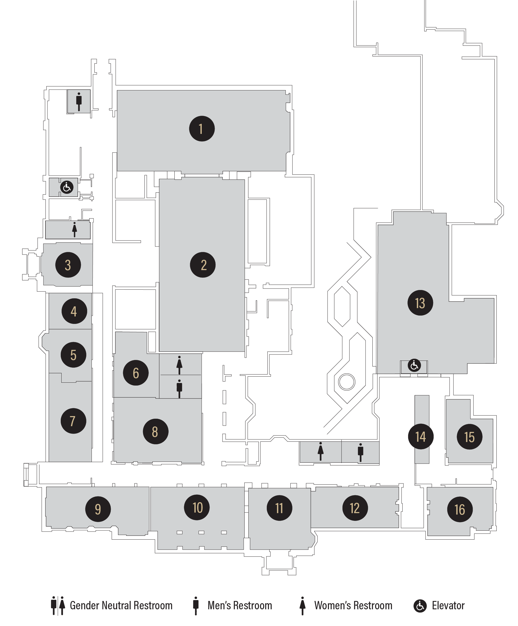 PMU First Floor Map