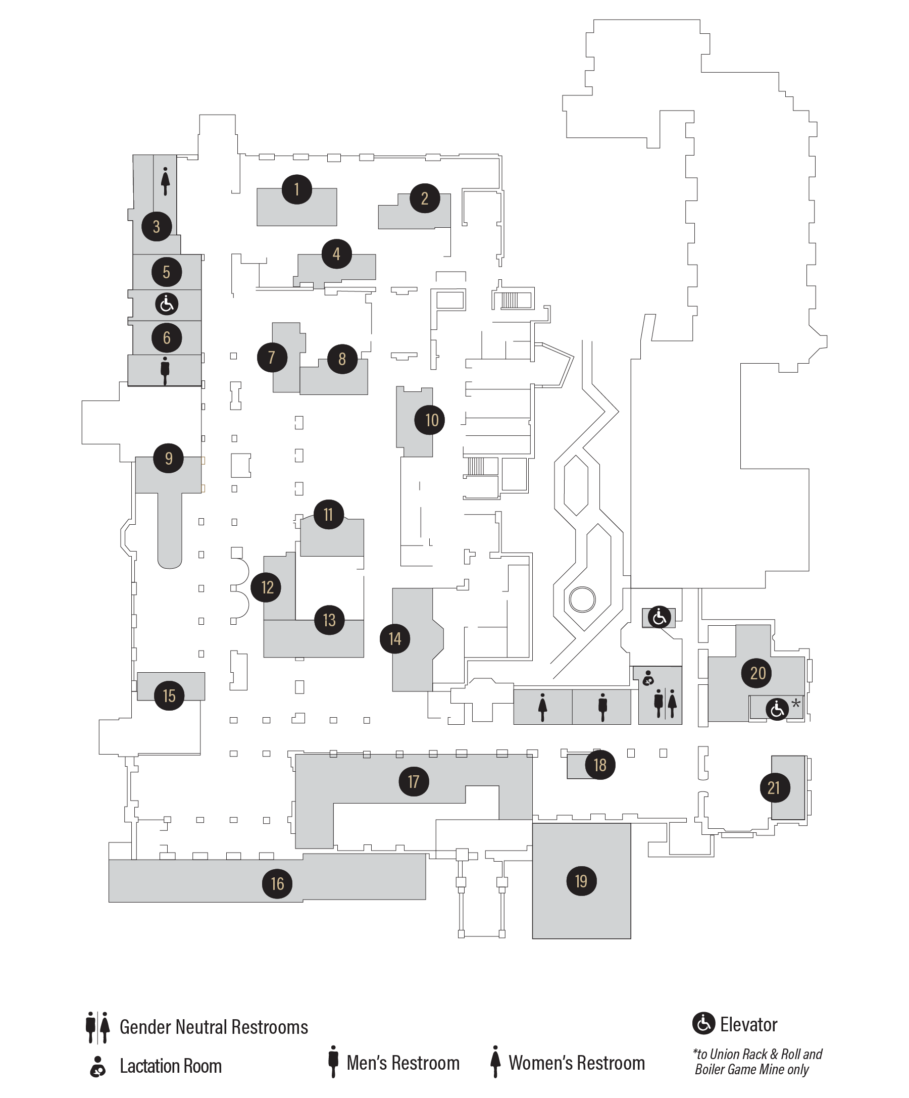 PMU Ground Floor Map