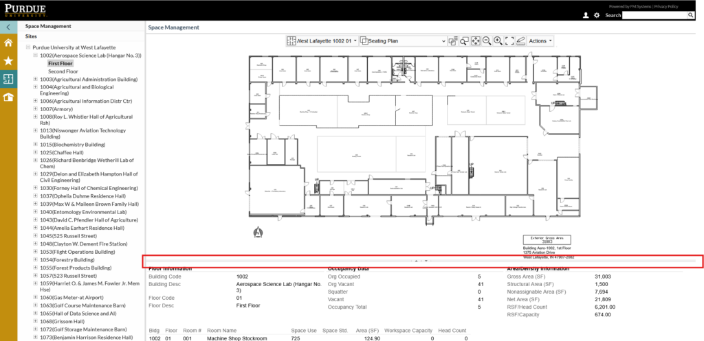 Screenshot showing the window split function in FM:S highlighted by a red box.