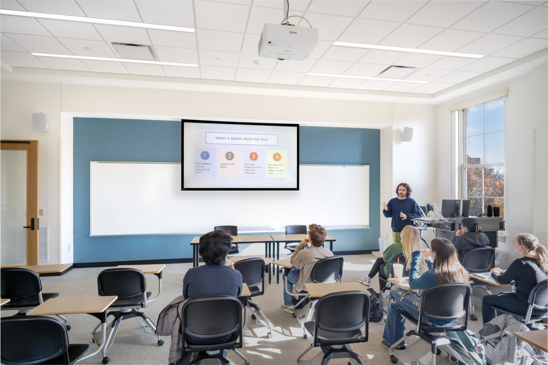 University Hall classroom