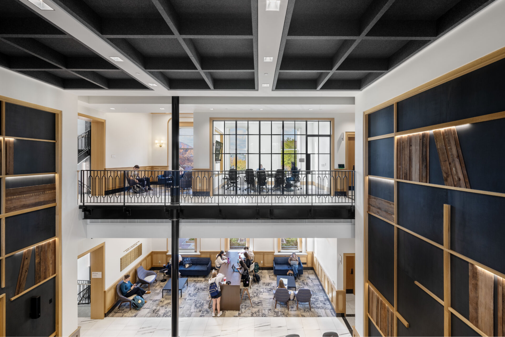 University Hall balcony