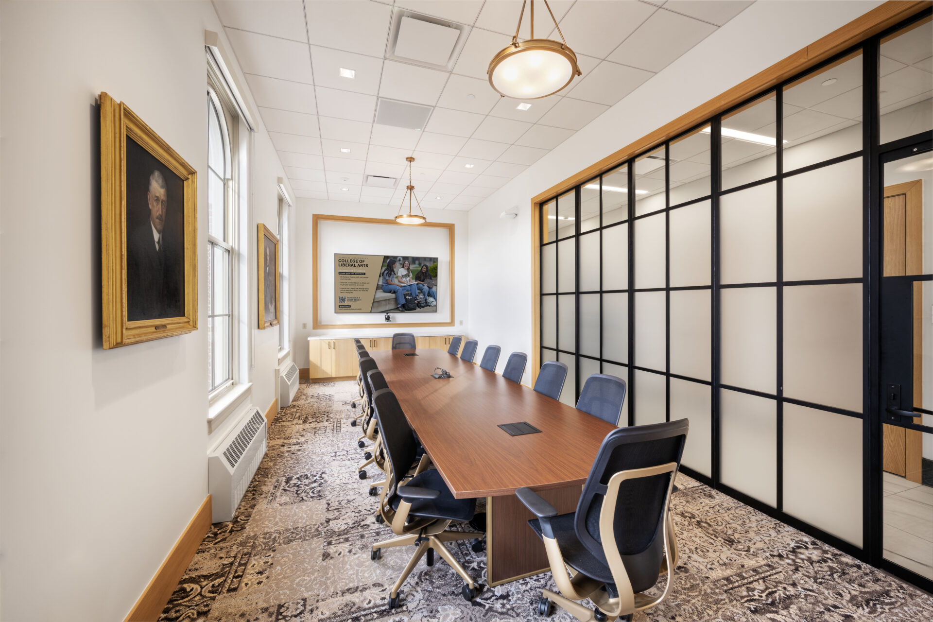 University Hall board room