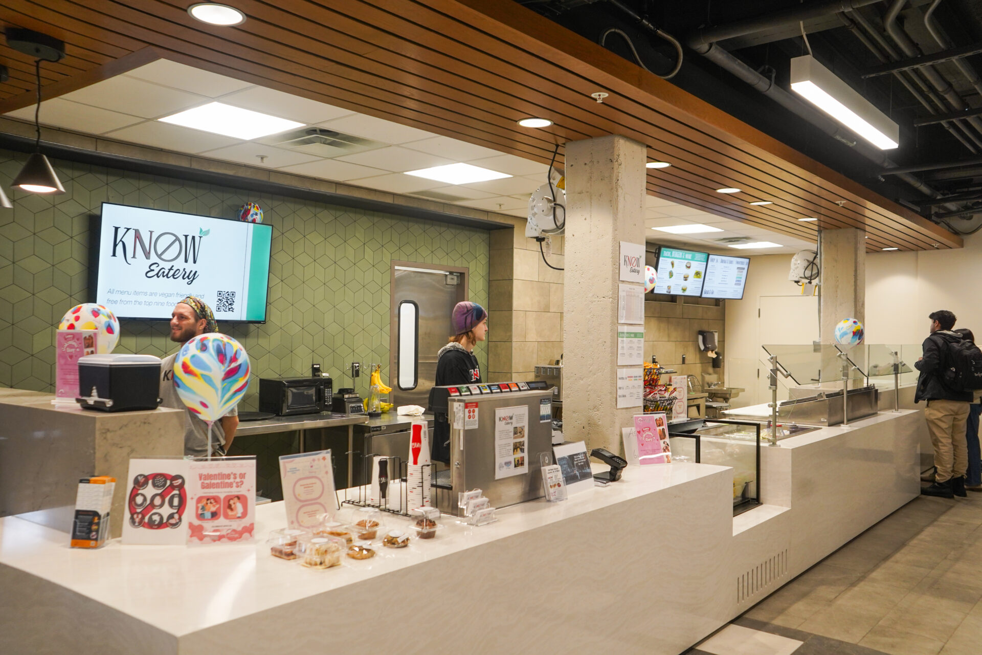 The new KNOW Eatery inside the Atlas Family Marketplace service counter.