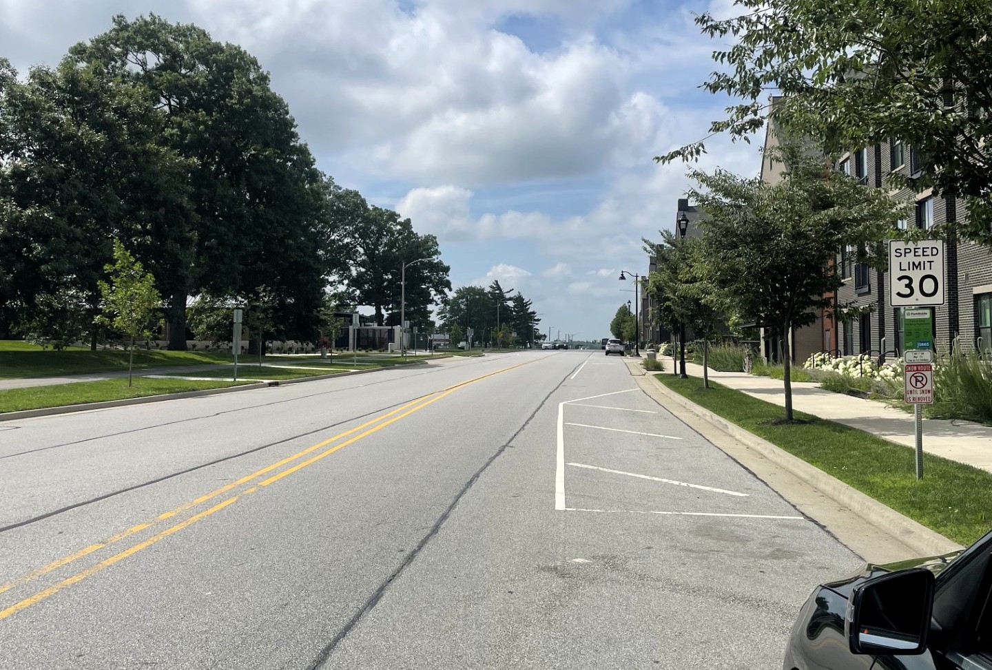 The city of West Lafayette is scheduled to begin pavement marking work along Airport Road between Mitch Daniels Boulevard and U.S. 231 on July 2.