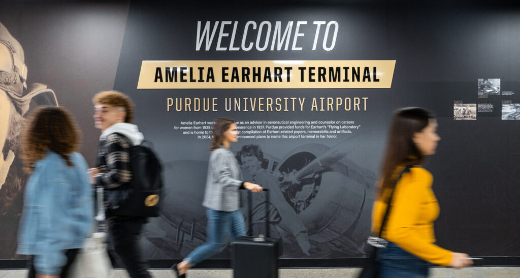 Inside the Purdue Airport