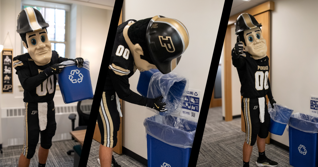 Purdue Pete for Pitch In, Purdue