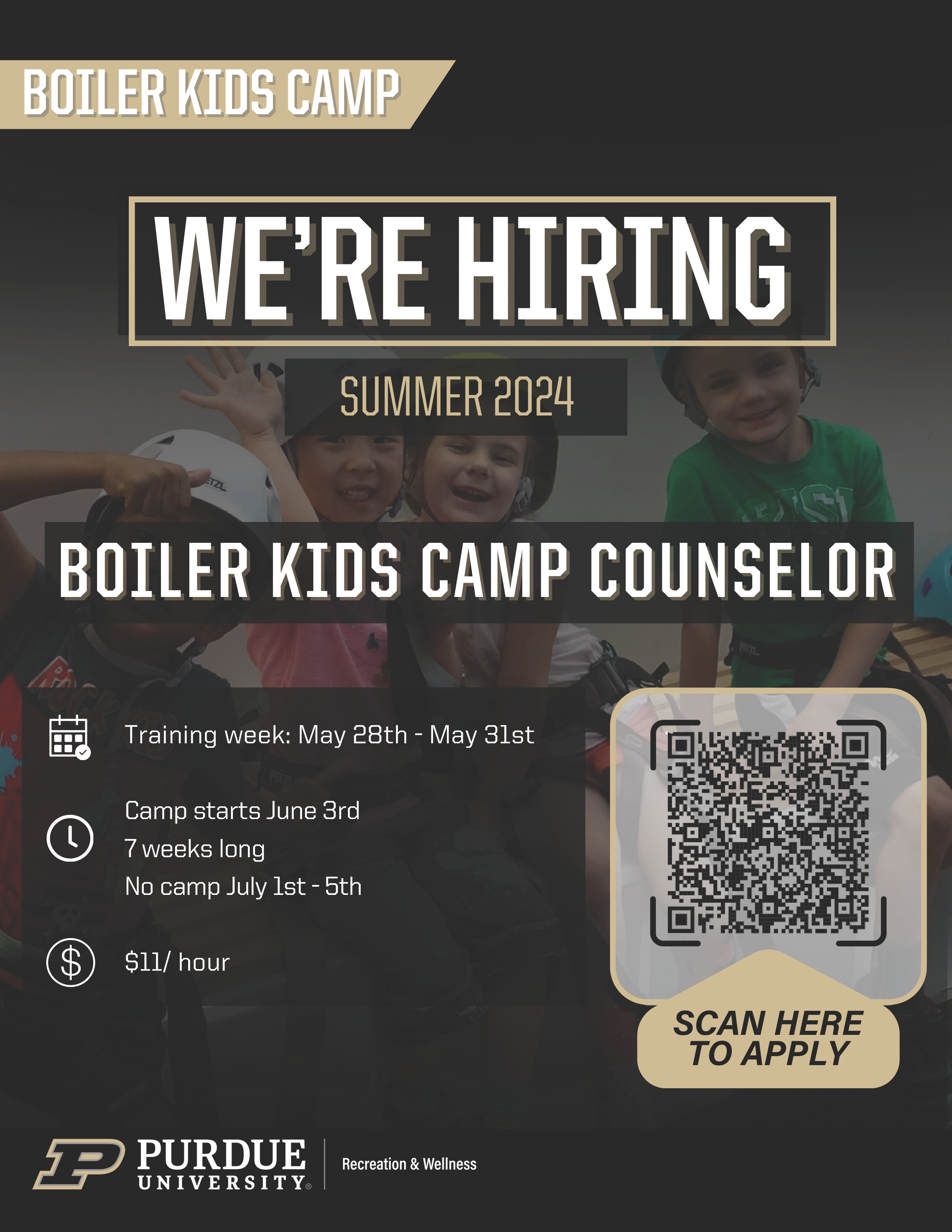 Boiler Kids Camp Flyer