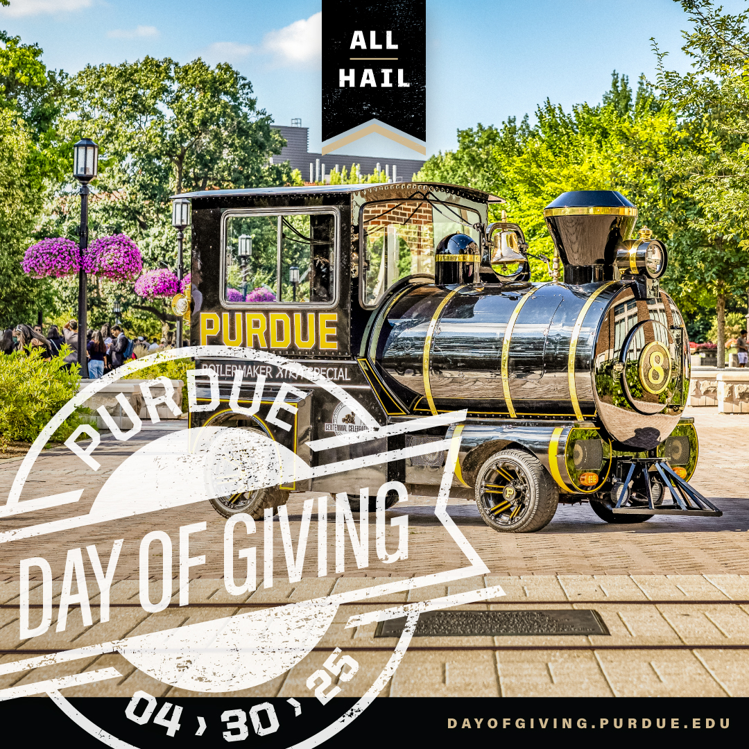 Purdue Day of Giving Save the Date image for April 30, 2025