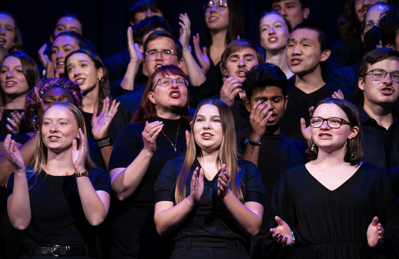 Group of people singing