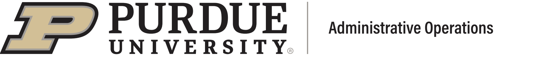 Purdue Administrative Operations logo