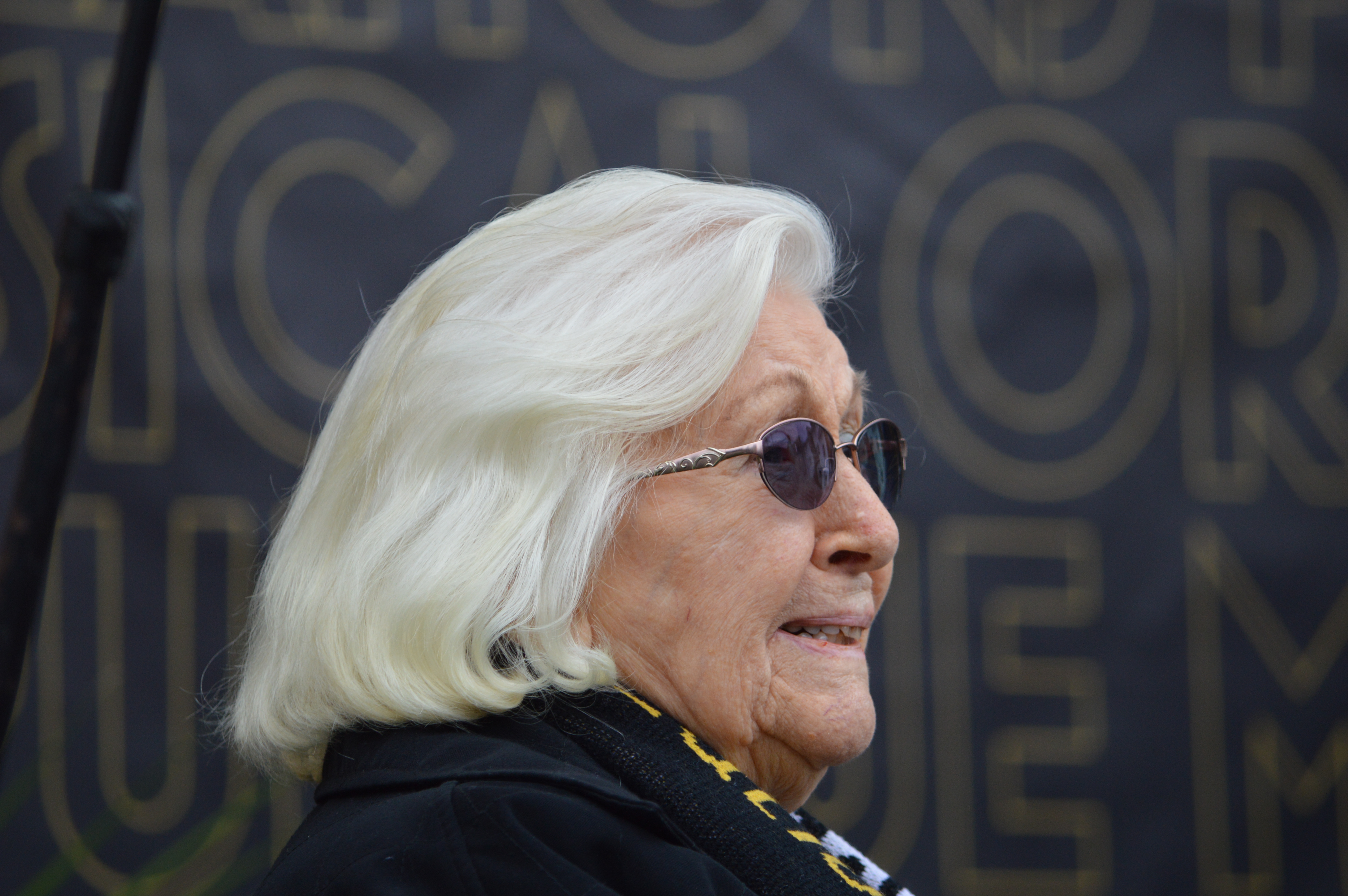 Photo of Bettye Bailey at the Bailey Hall Celebration