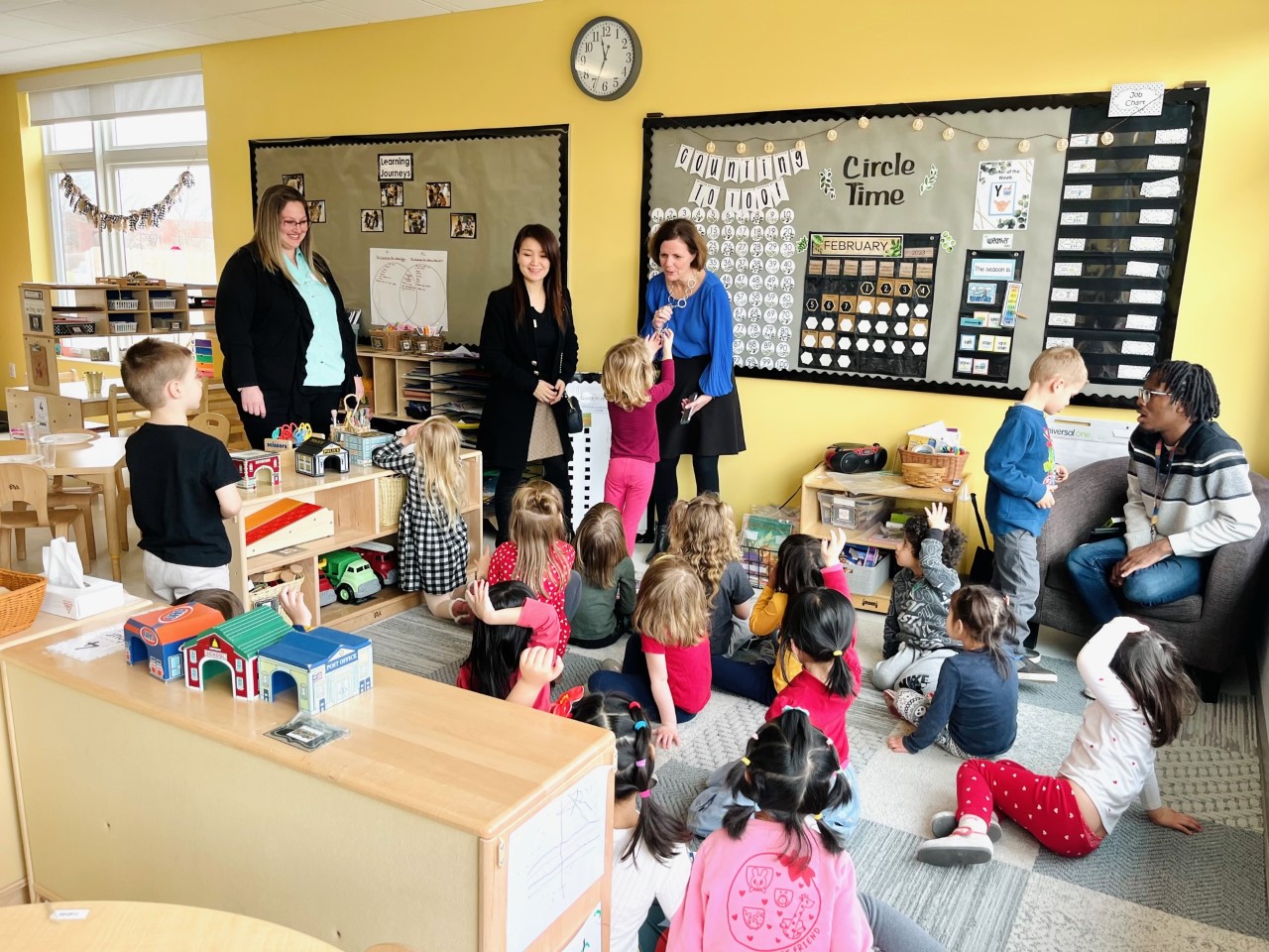 Thank you, Maureen Weber, for giving us an insightful tour of the Patty Jischke Early Care and Education Center. It was a pleasure learning about the excellent care and education provided to the children.