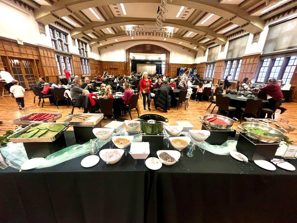 'Breakfast with Santa' complete with delicious food from our Purdue Memorial Union.