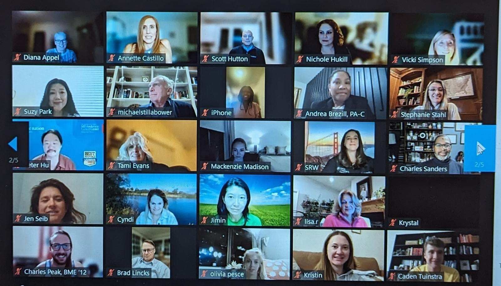 We had about 120 alumni and friends working in the health-care field, including veterinary medicine, join us for the virtual kickoff of the Purdue Alumni Medical Network (PAMN) tonight. We love the energy and enthusiasm!