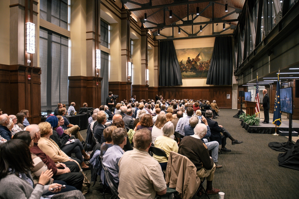 Washington Crossing the Delaware painting unveiled