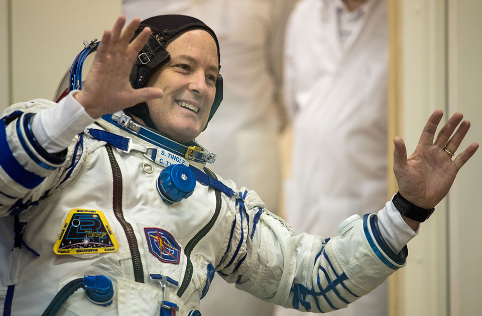 Scott Tingle prepares for mission to International Space Station