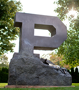 Purdue P image