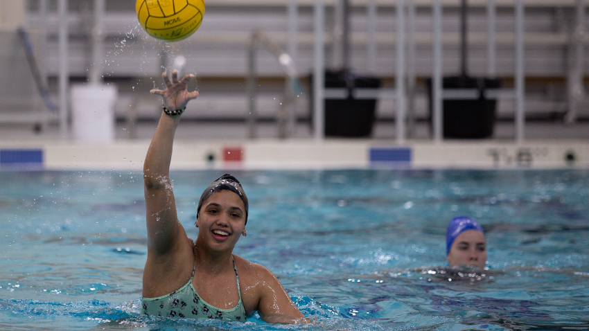 Women's Water Polo Player