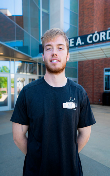 Outdoor headshot of personal trainer