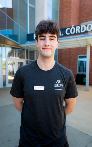 Outdoor headshot of personal trainer