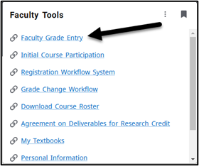 Faculty Tools