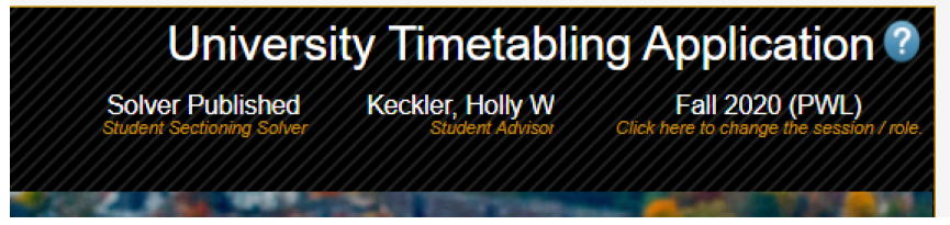 University Timetabling Application