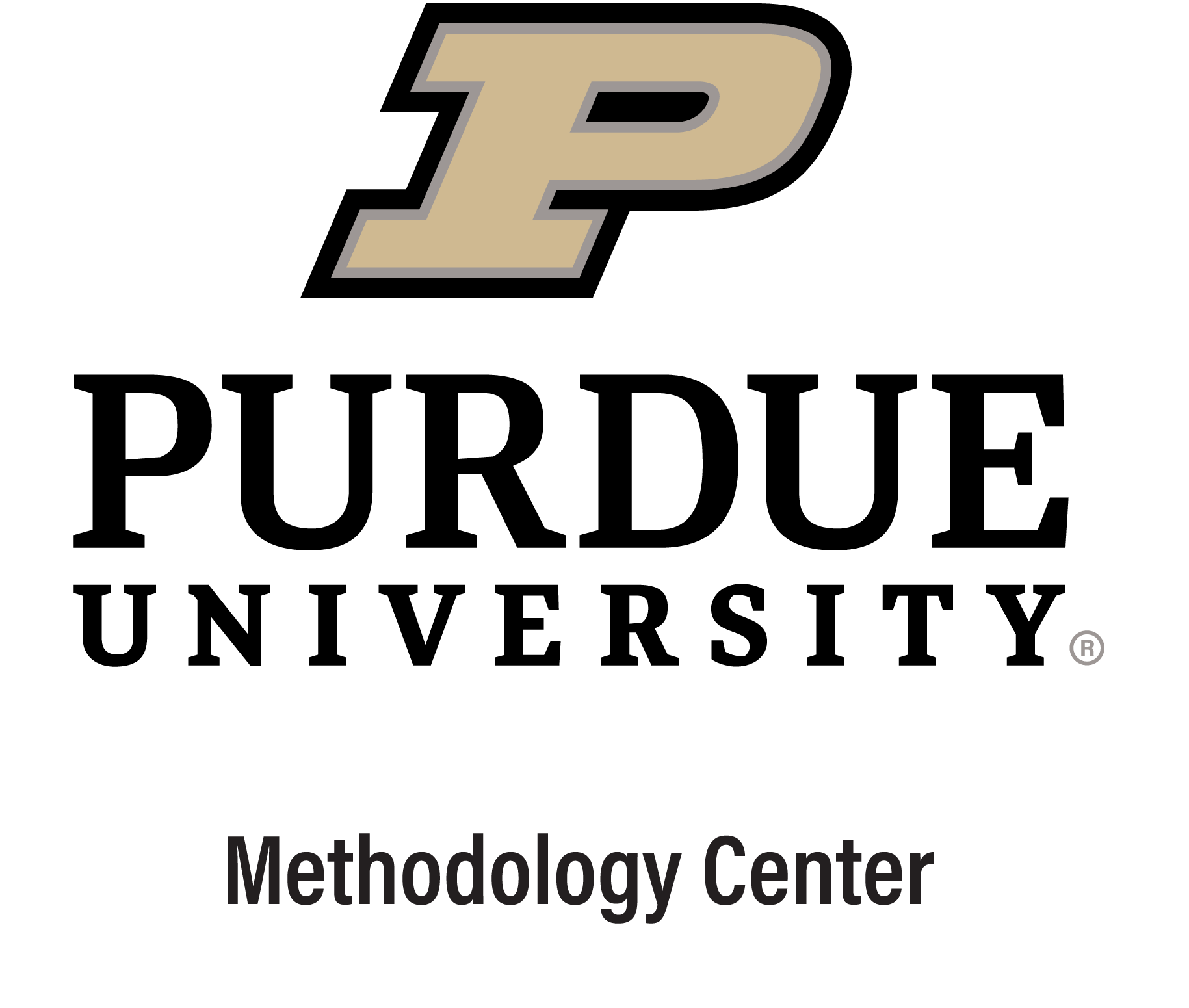 The Methodology Center at Purdue's co-brand logo