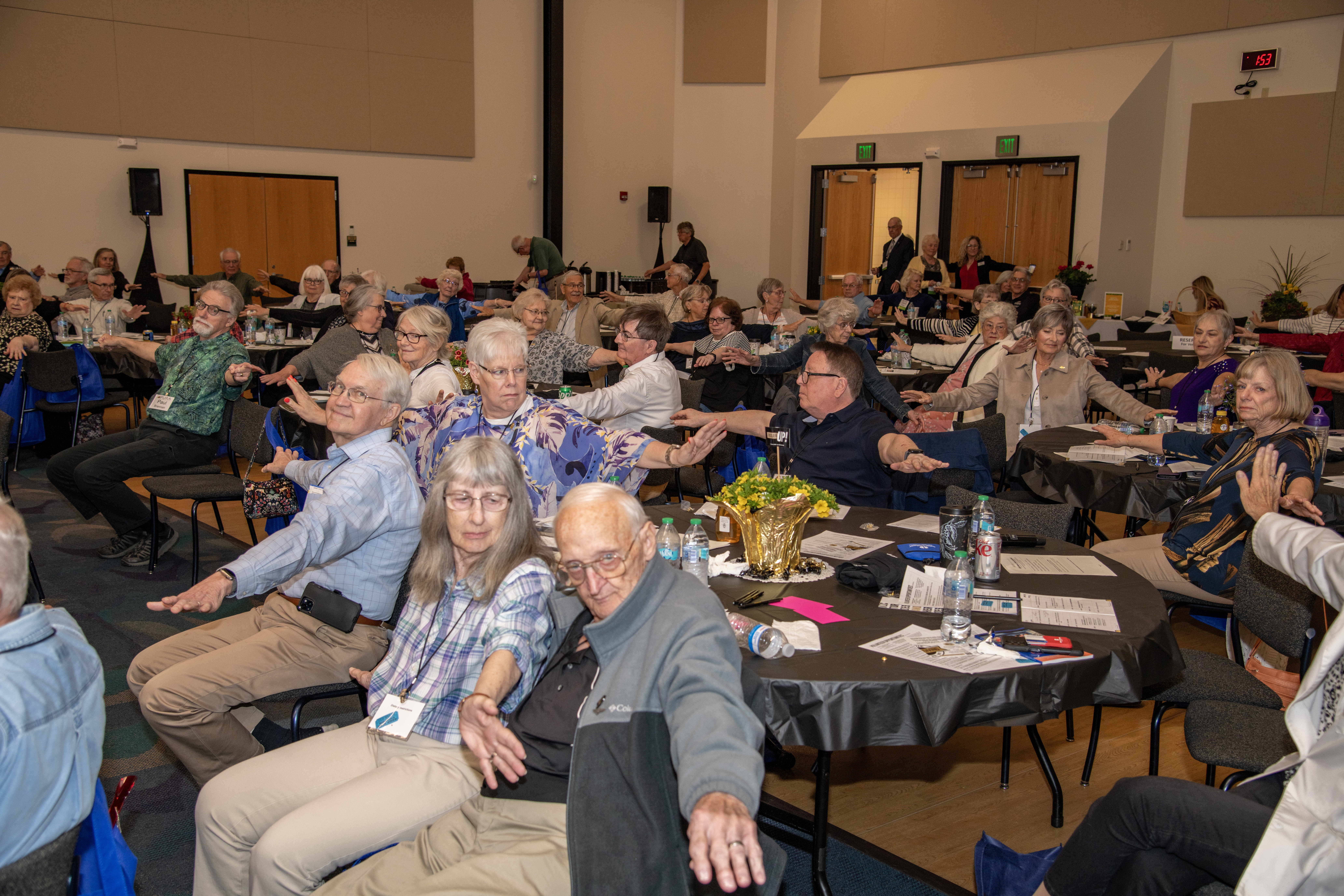 Crowd Arm Stretch