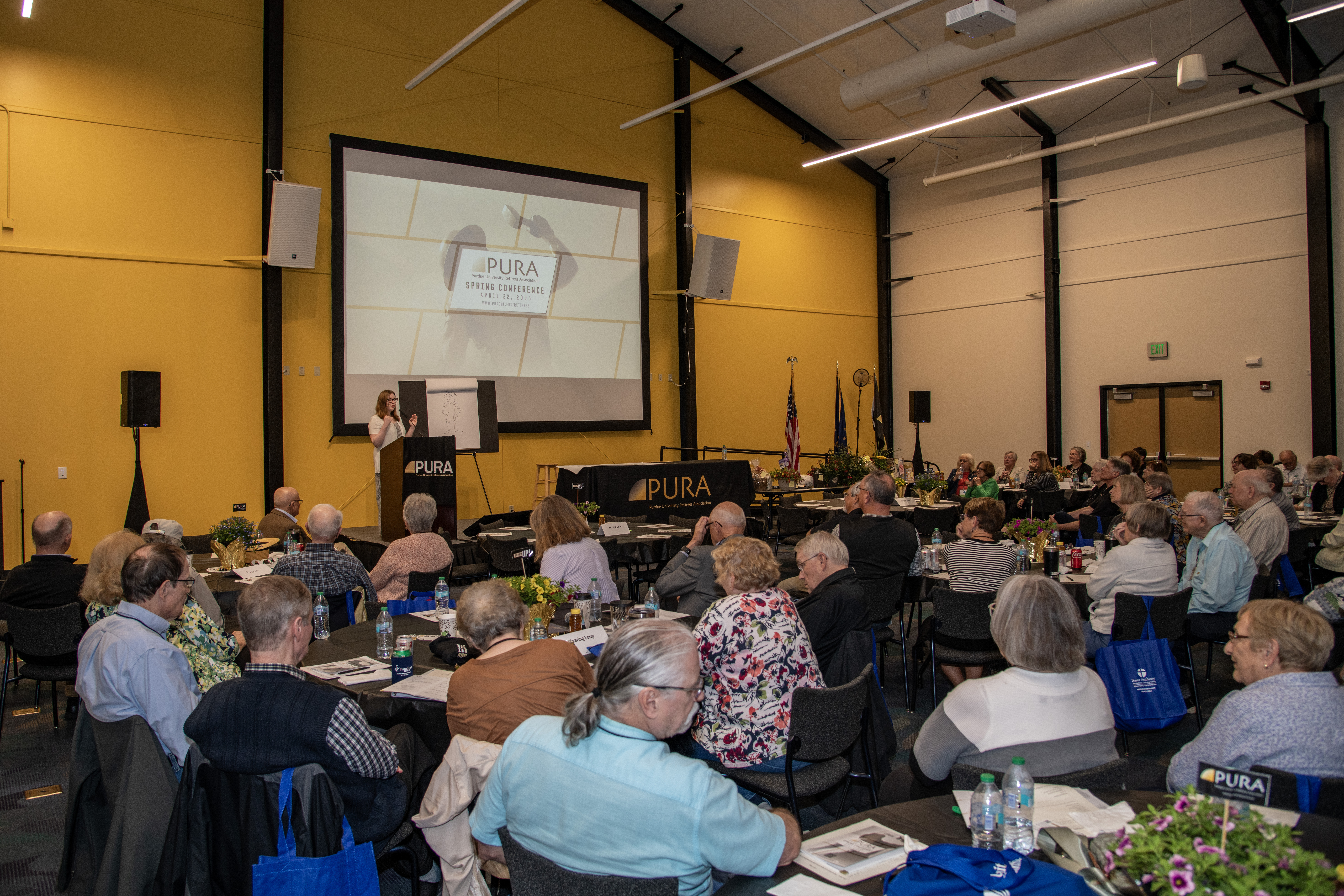 Harmeyer Presenting Crowd