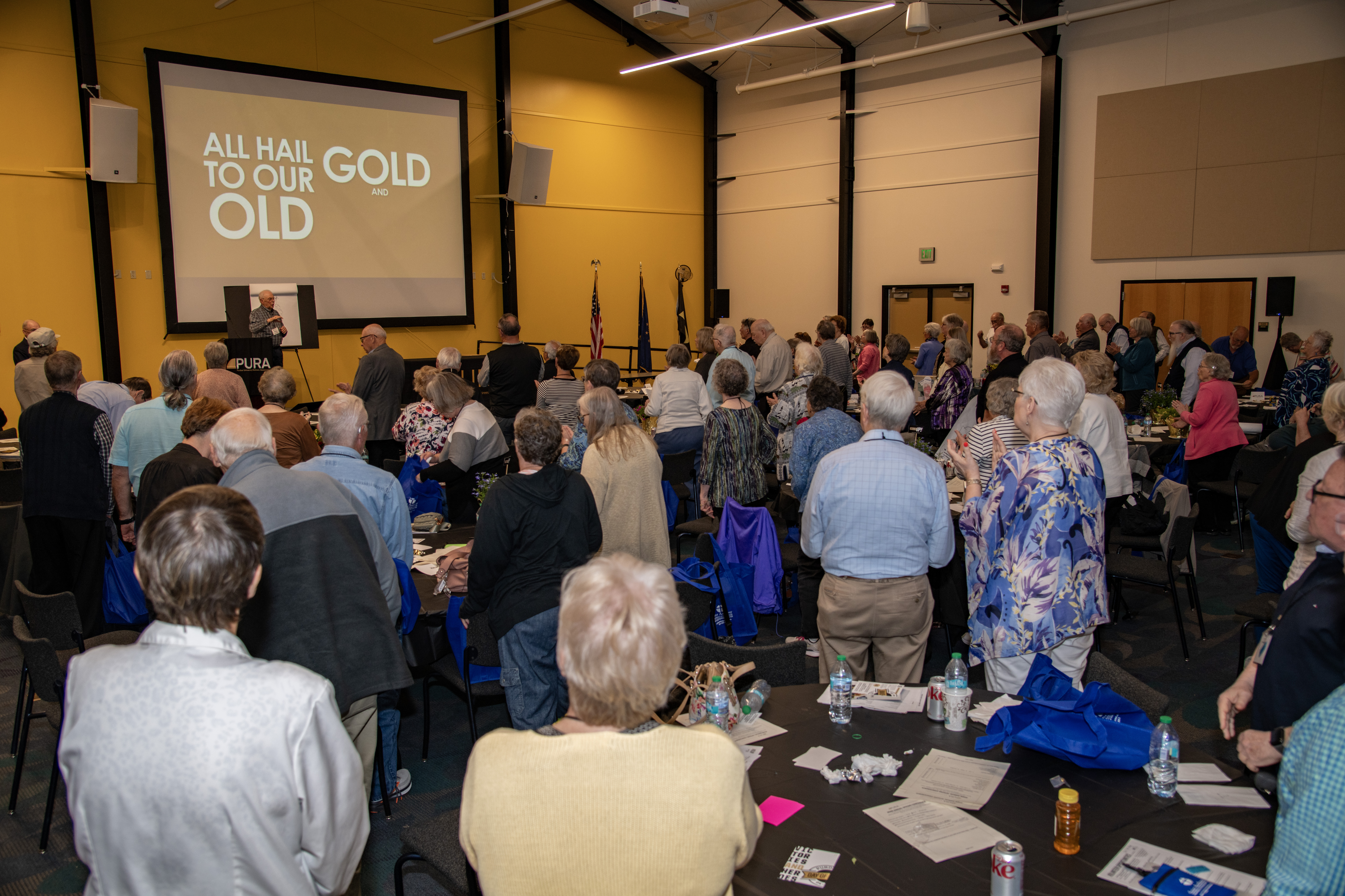 Hail Purdue Sing Crowd