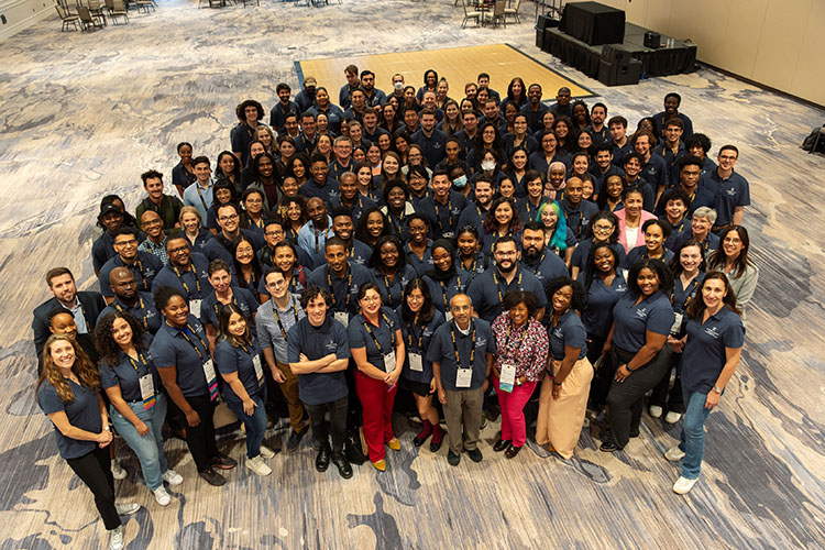 The Purdue Sloan Center for Systemic Change team and Sloan grantees and Scholars at the 30th Anniversary Institute of Teaching and Mentoring.