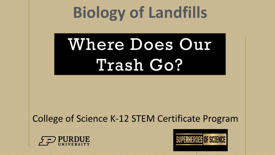 Where does trash go?