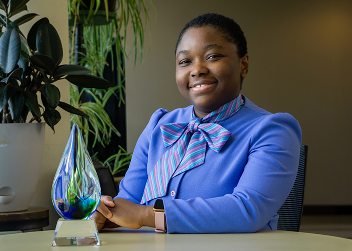 Mercy Anawe honored with 2025 AWIS Spark Award