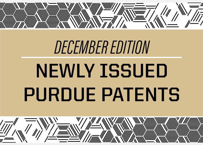 December Edition: Newly Issued Patents