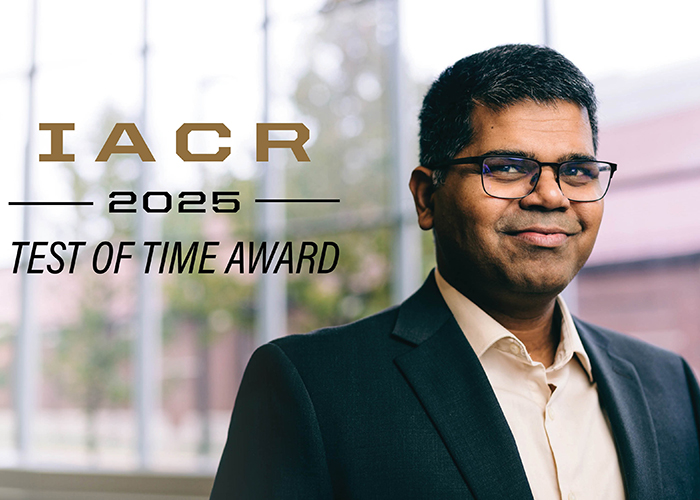 Kate earns 2025 IACR Test-of-Time Award