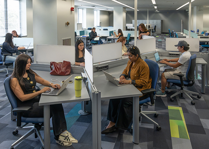 Lilly Hall adds modern workspace for graduate students