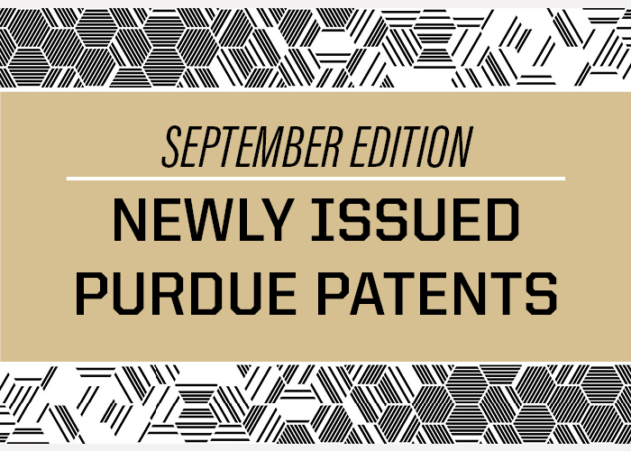 September Edition: Newly Issued Patents