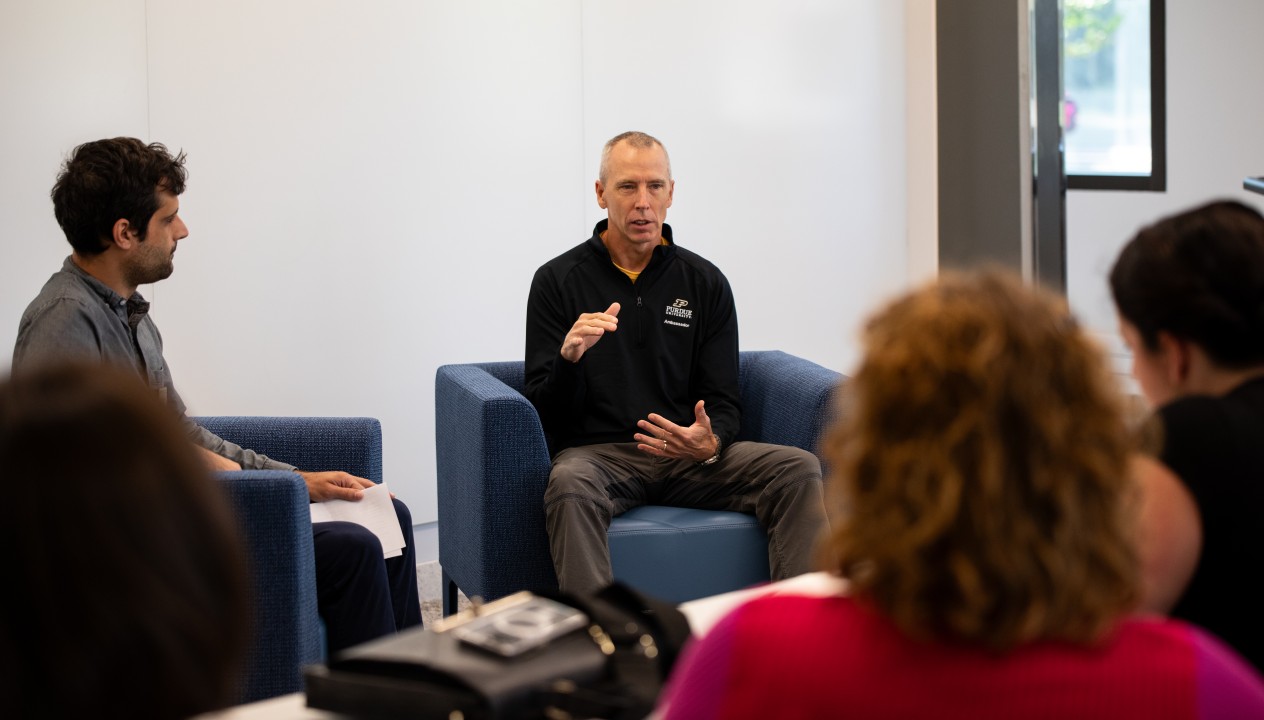 Drew Feustel (Purdue alum) talks in DSAI