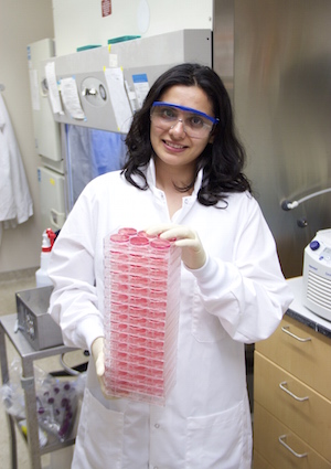 Devika Sirohi with Zika samples