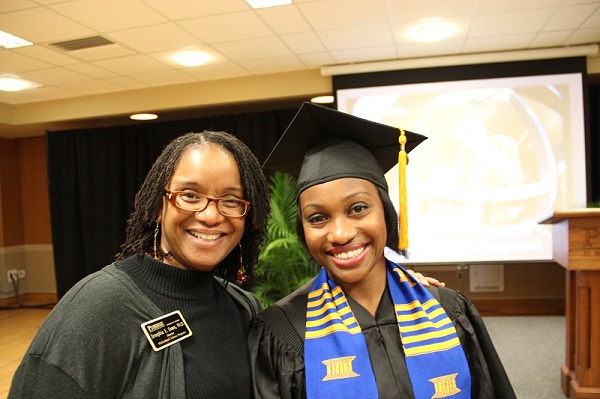 Dr. Zenephia Evans with Cherrie Lemon