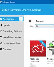 Purdue Smart Computing Applications screenshot