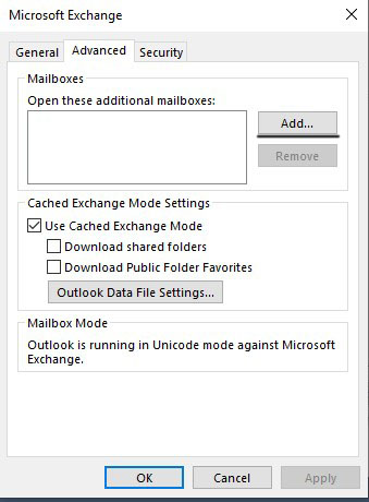 In Outlook, add additional mailboxes.