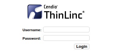 ThinLinc login.