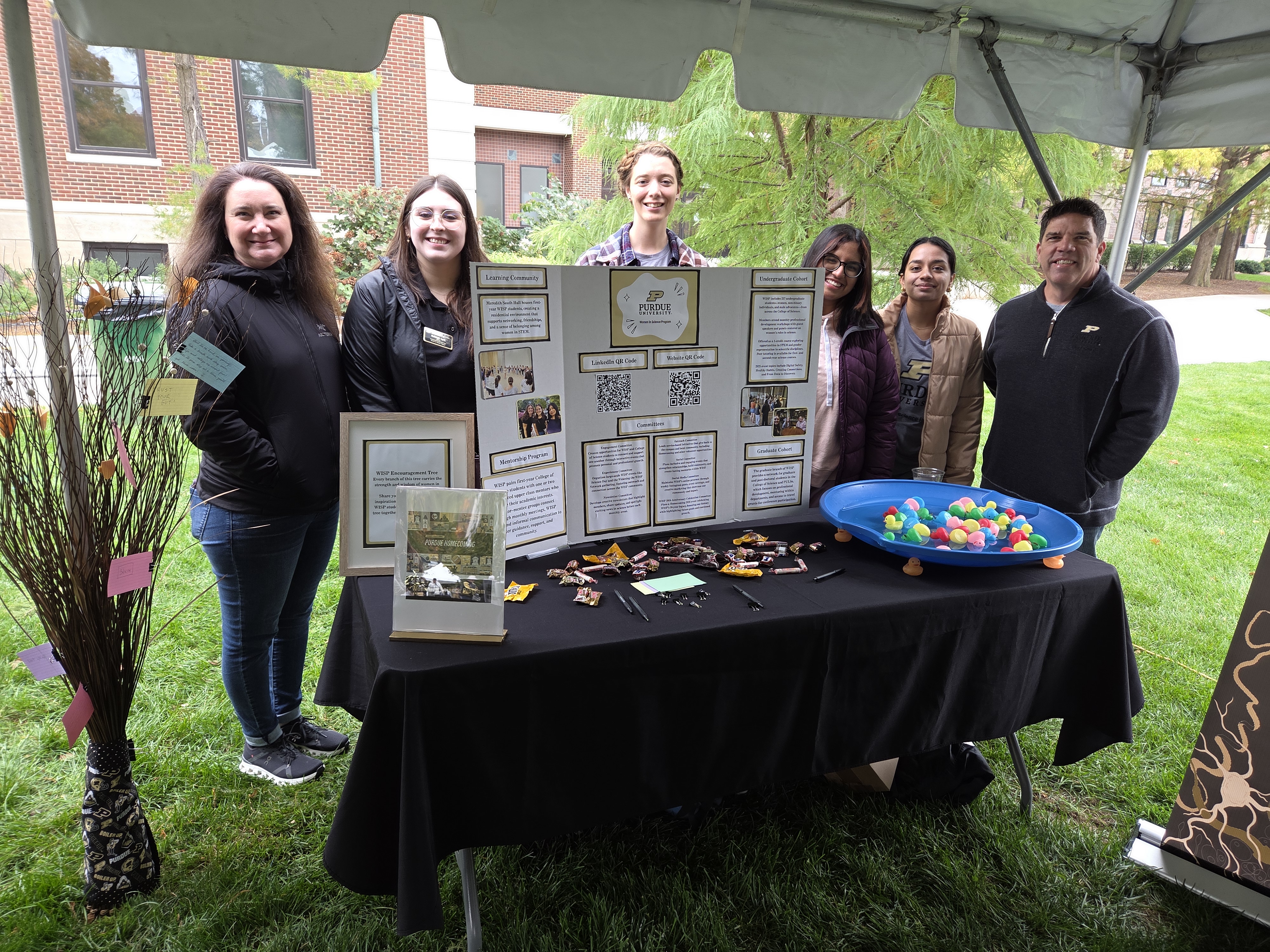 WISP tabling at an event
