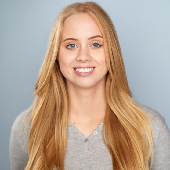 headshot of communications assistant sarah anderson