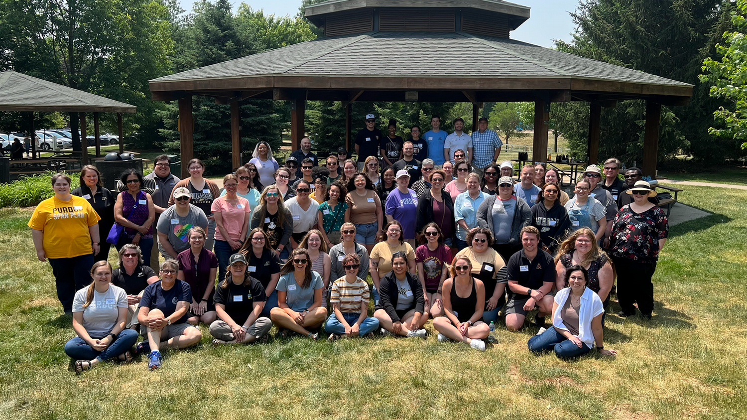pictured:all staff picture from summer ssp picnic