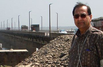 Professor Kumares Sinha in India