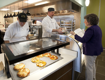 HTM venues in Marriott Hall offering meals, snacks, drinks